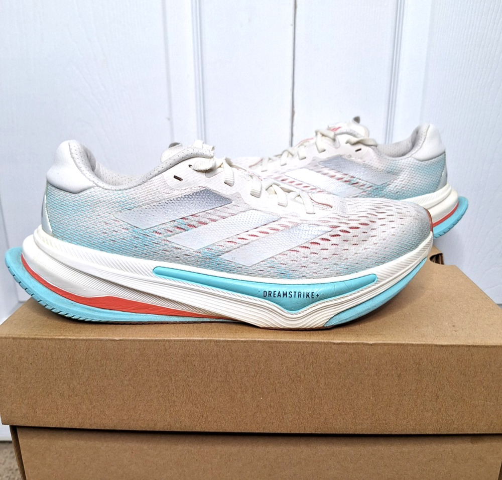Adidas Supernova Prima White Teal size 9.5 Women's ID3688